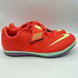 Nike Zoom High Jump Elite Track & Field Spikes Crimson Red Men's 9 FZ9636-600